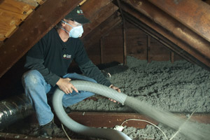 Cellulose Insulation Installation In Northeastern PA