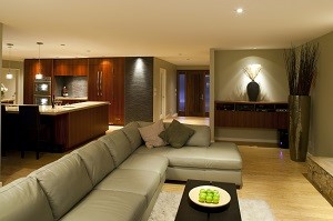basement living room